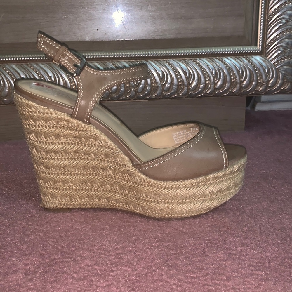 Tan wedges